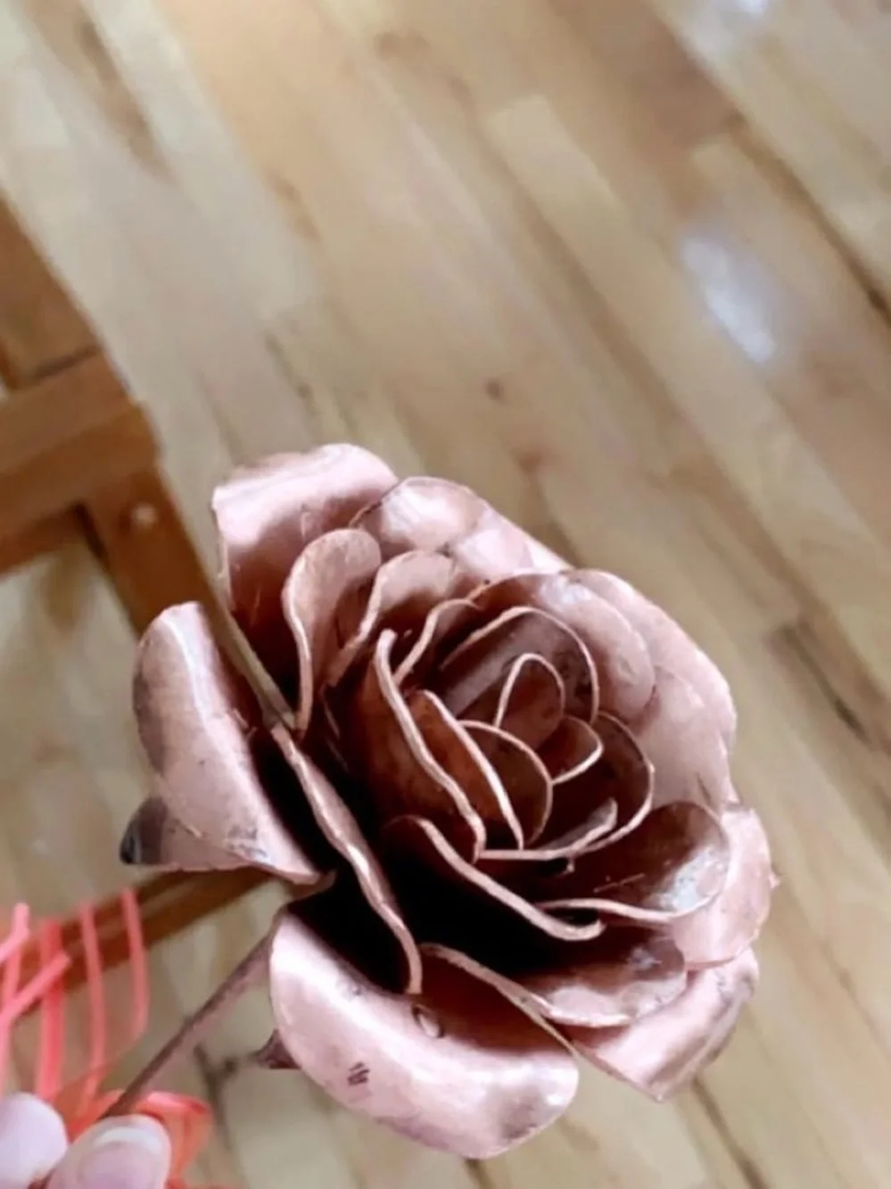 Decorative Copper Rose